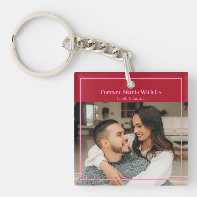 Custom Photo & Text Romantic Gift - Personalized  (Framsidan)