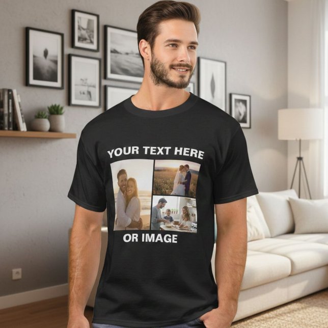 Custom Photo & Text Shirt,  Personalized design T Shirt (Skapare uppladdad)