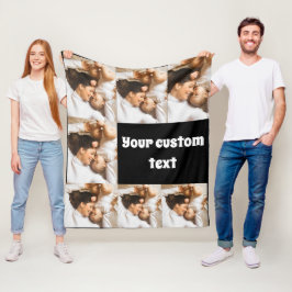 Custom Photo Throw Blanket – Personalized Picture  Fleecefilt