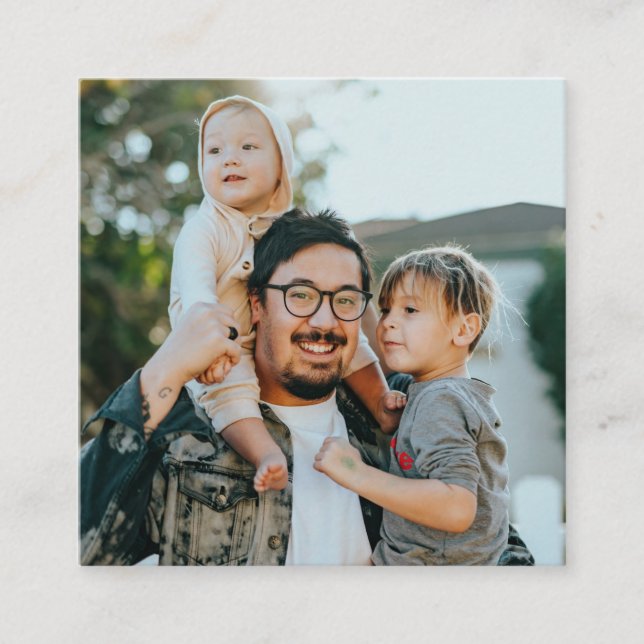 Custom Photo Tilläggskort (Framsida)