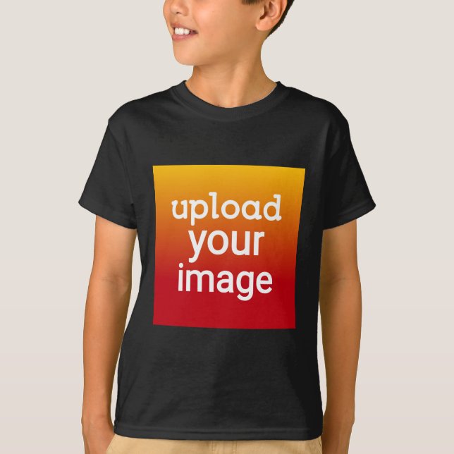 Custom Photo Upload  T Shirt (Framsida)