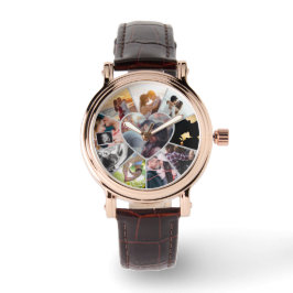 Custom Photos Collage Watch | Gift for Her Armbandsur