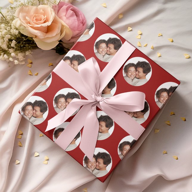 Custom Photos Valentine's Day Wrapping Paper  Presentpapper (Skapare uppladdad)