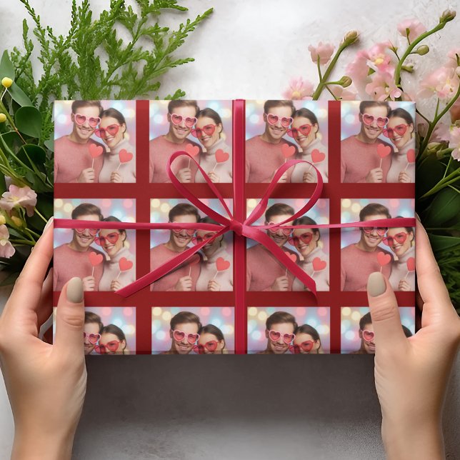 Custom Photos Valentine's Day Wrapping Paper  Presentpapper (Skapare uppladdad)
