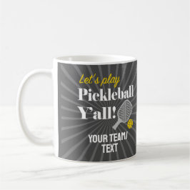 Custom Pickleball Mugs Personalized Team Club Name Kaffemugg