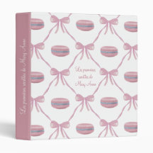 Custom Pink Macarons Frilly Coquette French Recipe