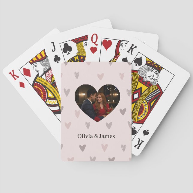 Custom Playing Cards | Couple Card Casinokort (Baksidan)