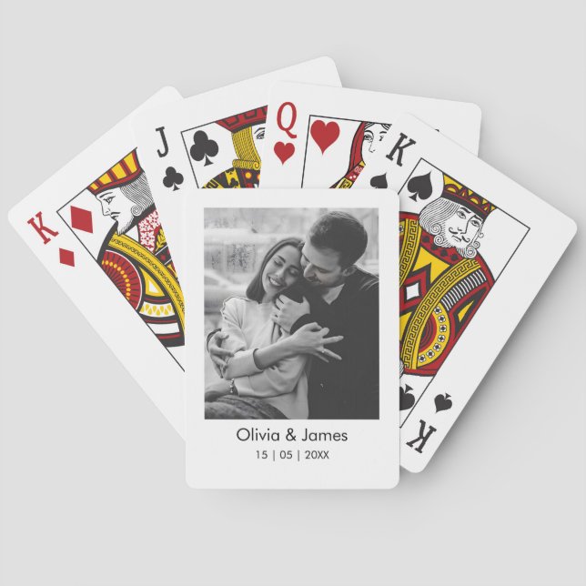Custom Playing Cards | Couple Card Casinokort (Baksidan)