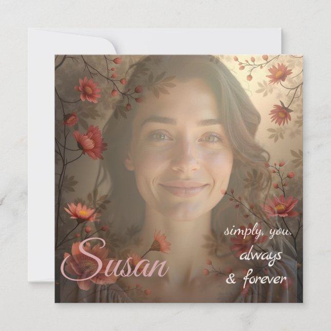 Custom Portrait for Her – Personalized Photo Gift (Framsida)