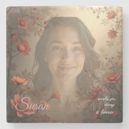 Custom Portrait for Her – Personalized Photo Gift Stenunderlägg