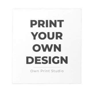 Custom Print Your Own | Printing My Own To Order Anteckningsblock
