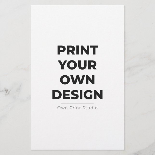 Custom Print Your Own | Printing My Own To Order Brevpapper (Framsida)