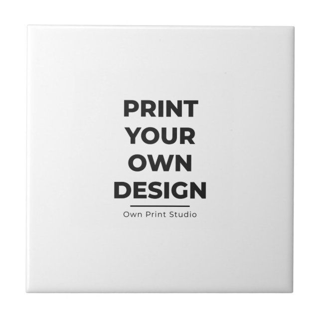 Custom Print Your Own | Printing My Own To Order Kakelplatta (Framsidan)
