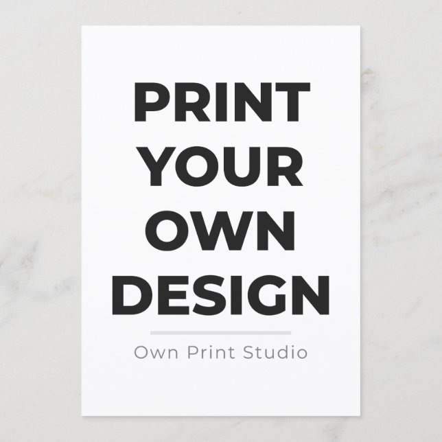 Custom Print Your Own | Printing My Own To Order Program (Baksida)