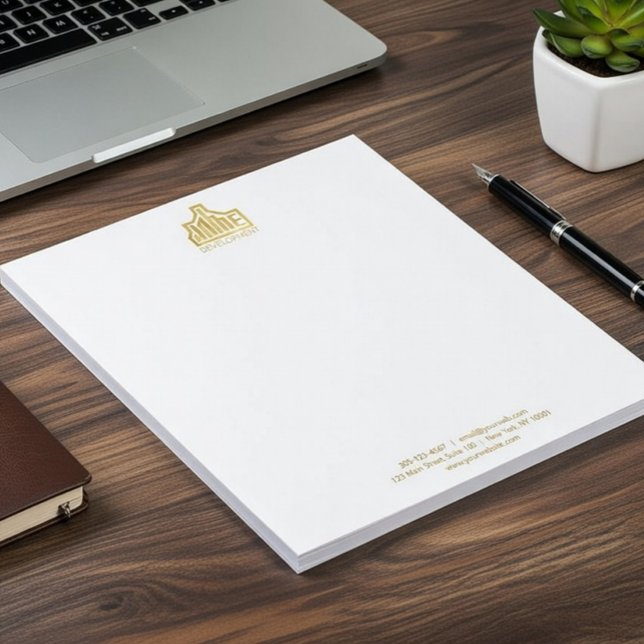 Custom Professional 5.5" x 6" Notepad – 40 Pages Anteckningsblock (Skapare uppladdad)