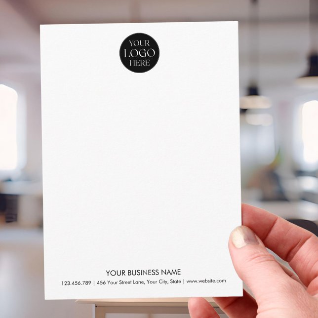 Custom Professional Business Logo Promotional Anteckningskort (Skapare uppladdad)