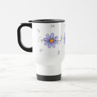 Custom Purple Daisy Name Floral Design Resemugg