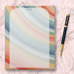 CUSTOM Rainbow Colorful TO-DO Notes Shopping List Anteckningsblock<br><div class="desc">Make your shopping lists in style with this customizable grocery shopping,  meal planning or to-do list notepad. Customize or add text to suit your needs. Add lines if you like. Check my shop for more sizes and styles!</div>