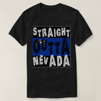 CUSTOM Rakrätt ut ur Nevada Meme T-shirt