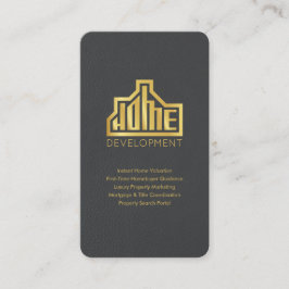 Custom Real Estate Business Card with QR Code Visitkort