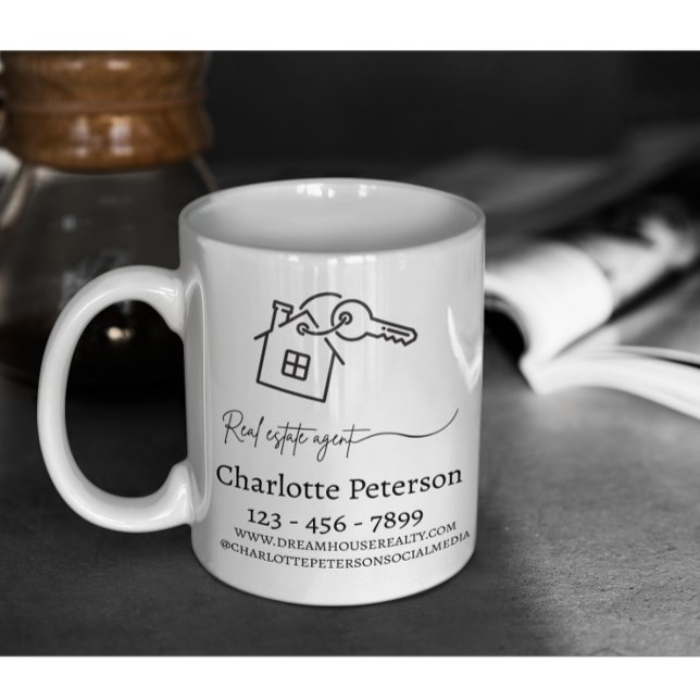Custom Realtor Coffee Mug Kaffemugg (Skapare uppladdad)