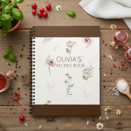 Custom recipe book, Personalized Recipe journal Anteckningsbok