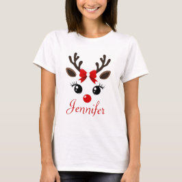 Custom Reindeer Christmas | Festive Holiday T Shirt
