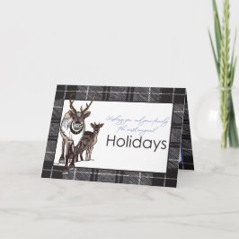 Custom Reindeer Deer Christmas Holiday Magical  Kort