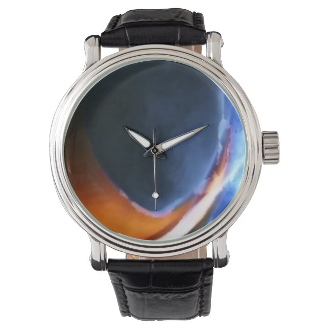 Custom reloj blue armbandsur (Framsida)