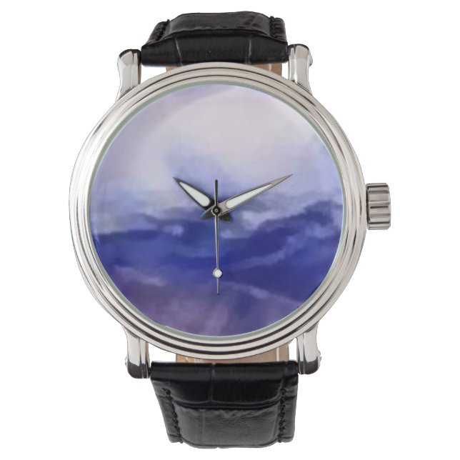Custom reloj blue armbandsur (Framsida)