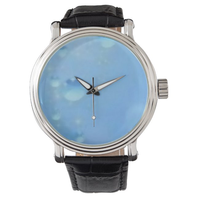 Custom reloj blue armbandsur (Framsida)