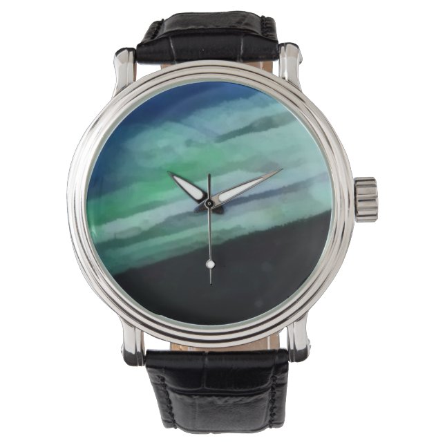 Custom reloj blue armbandsur (Framsida)