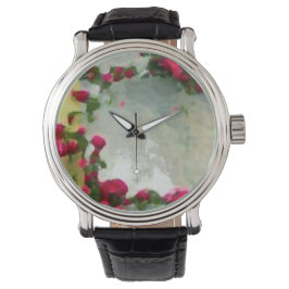Custom reloj flower armbandsur