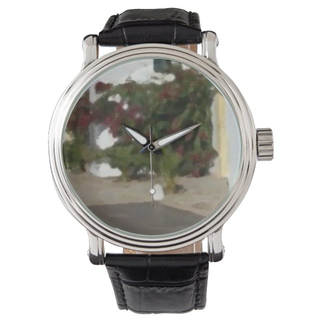 Custom reloj flower armbandsur (Framsida)