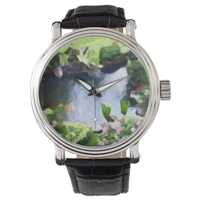 Custom reloj green armbandsur (Framsida)