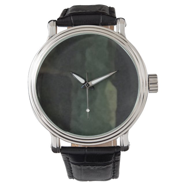 Custom reloj green armbandsur (Framsida)