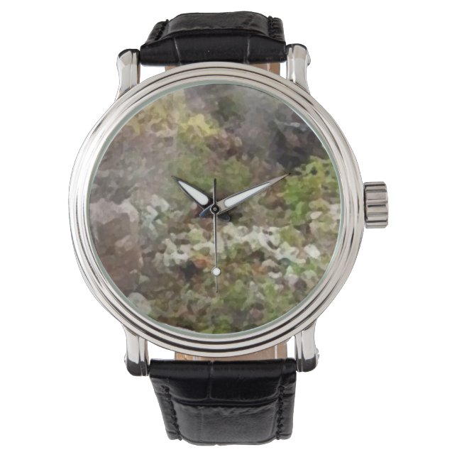 Custom reloj green armbandsur (Framsida)