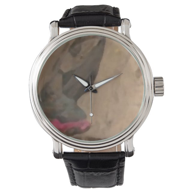 Custom reloj grey armbandsur (Framsida)