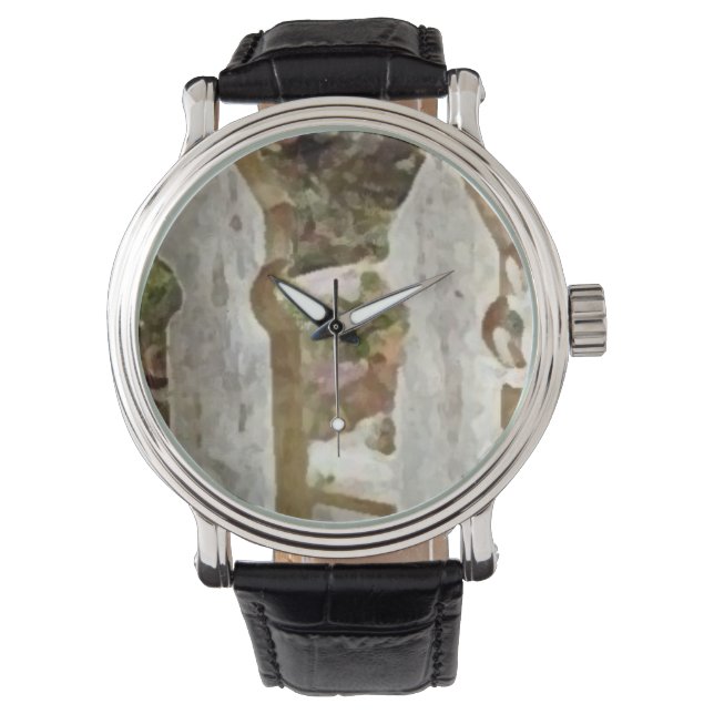 Custom reloj grey armbandsur (Framsida)