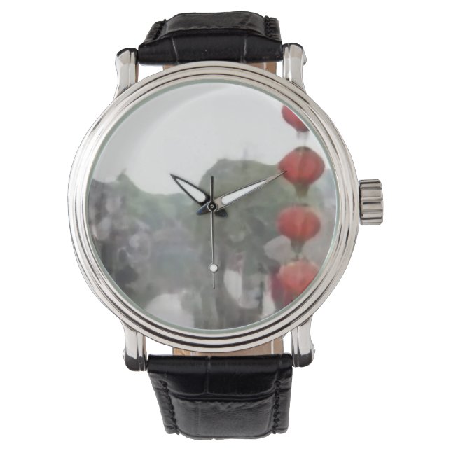 Custom reloj grey armbandsur (Framsida)