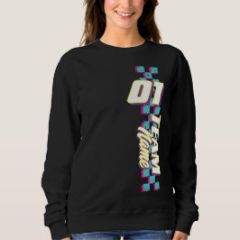 Custom Retro 90s Race Team Number Shirt T
