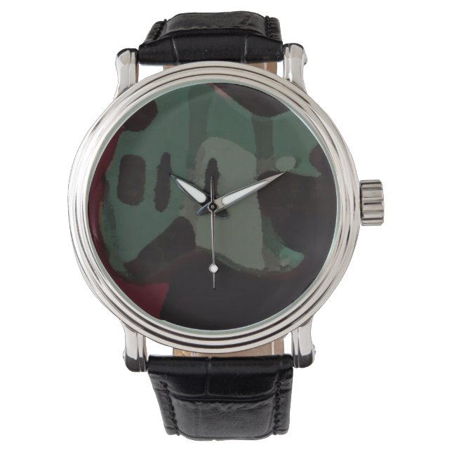 Custom retro bass armbandsur (Framsida)