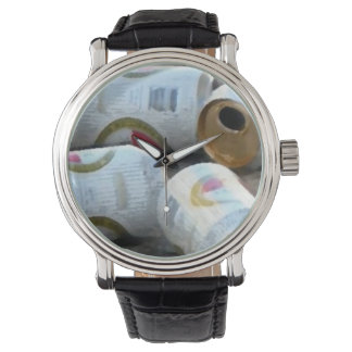 Custom retro beer armbandsur