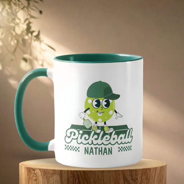 Custom Retro Pickleball Mode  Mugg (Skapare uppladdad)