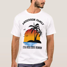 Custom Retro Reunion  T Shirt