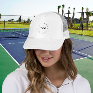 Custom Round Circle Business Logo Minimalist Plain Keps