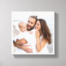 Custom Rounded Corner Photo Family Canvastryck