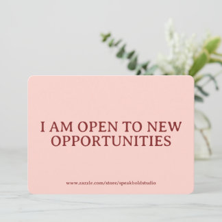 Custom Self Love Card Positive Affirmation for Her Julkort