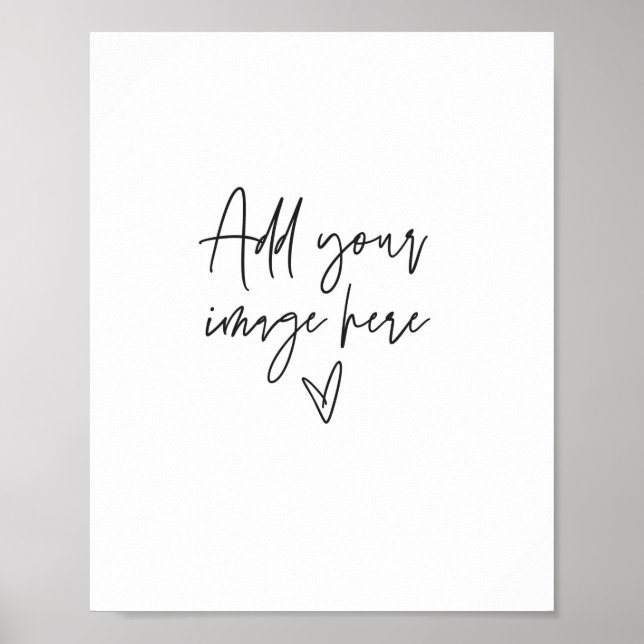 Custom Sign Wedding Event Board Photo Poster  G400 (Framsidan)