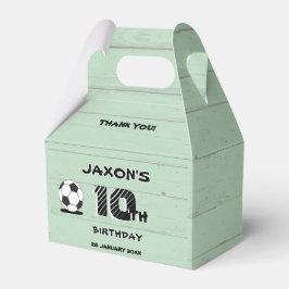 Custom Soccer Birthday Favor Box – Party Gift Box Presentaskar